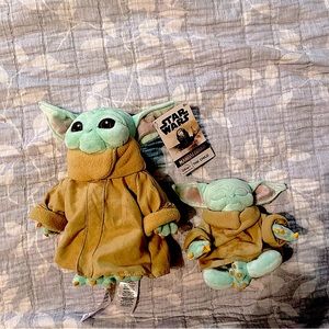 Baby Yoda, Disney licensed plushie bundle